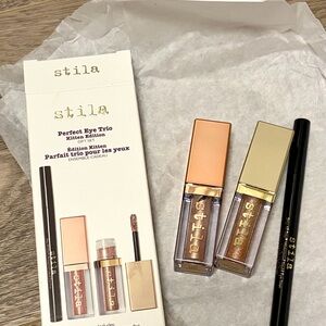 Stila Kitten Edition Eye Trio — Taupe Shimmer, Metallic Gold & Black Eyeliner